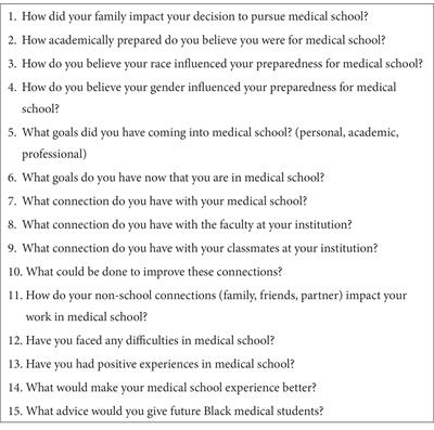 Understanding the factors that influence matriculation and persistence in Black medical students